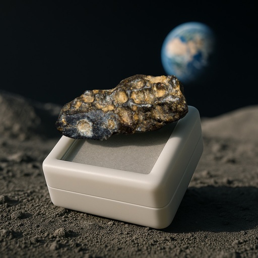 Meteorito Lunar Auténtico – 0.711g