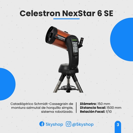 Telescopio Celestron NexStar 6SE