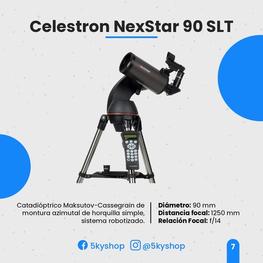 Telescopio Celestron NexStar 90SLT